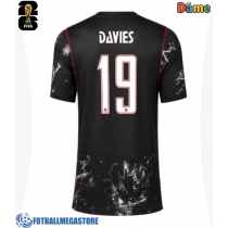 Fotballdrakt Dame Canada Alphonso Davies #19 Bortedrakt VM 2026 Kortermet